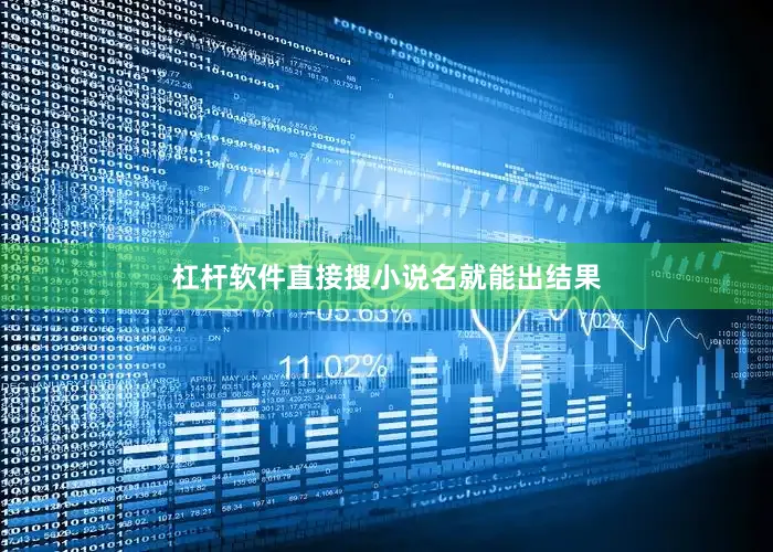 杠杆软件直接搜小说名就能出结果